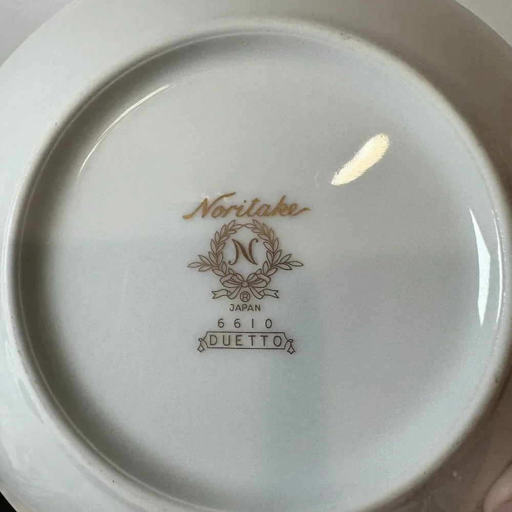 Noritake DUETTO 6610 Tea/Coffee Saucer 6